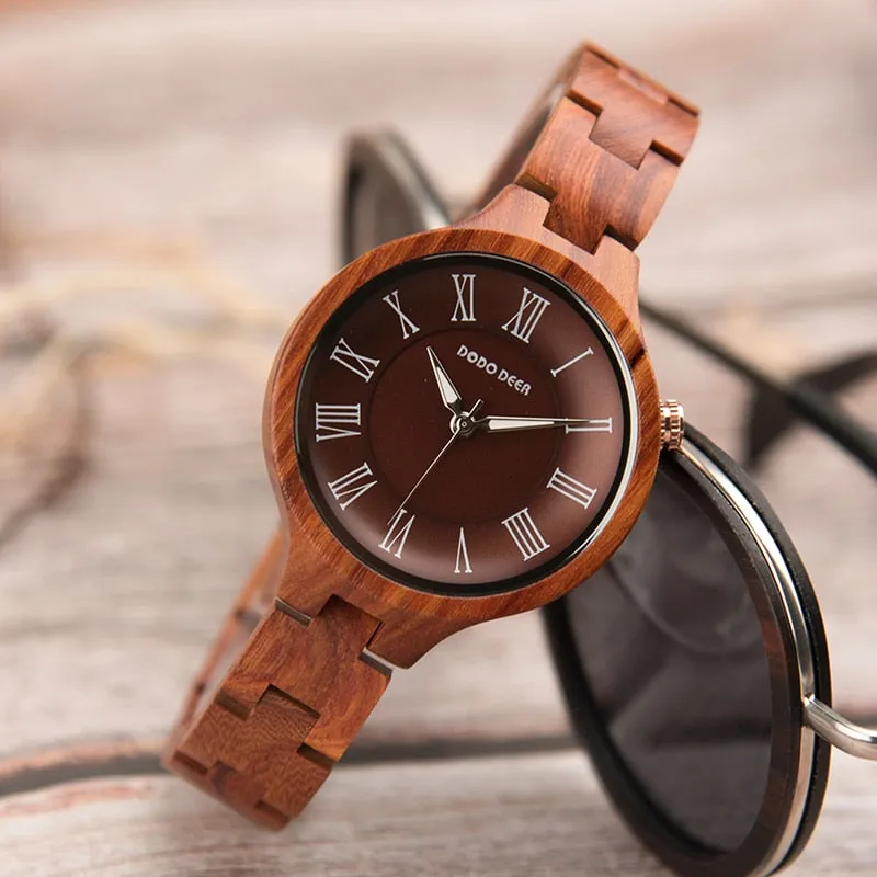 Funki Buys | Watches | Women's Wood Quartz Wristwatches