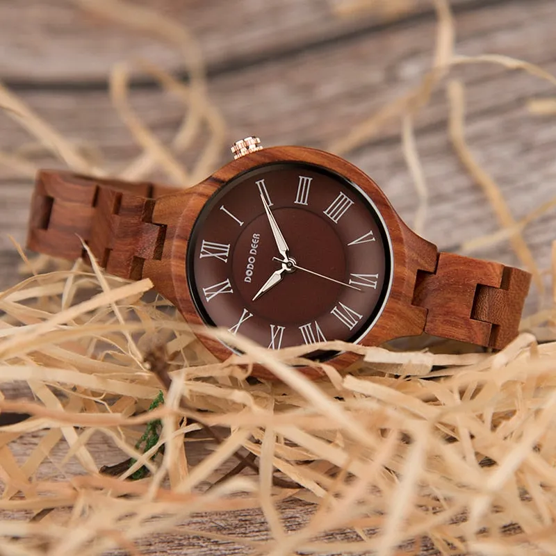 Funki Buys | Watches | Women's Wood Quartz Wristwatches