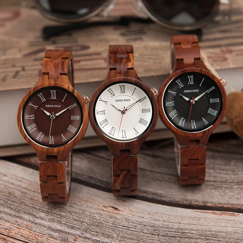 Funki Buys | Watches | Women's Wood Quartz Wristwatches