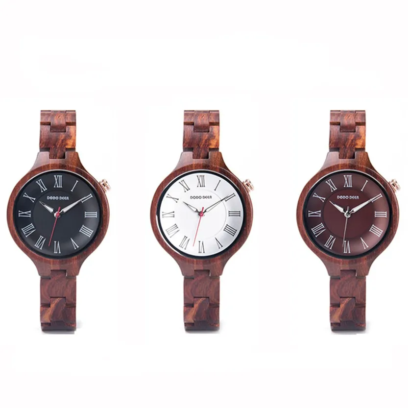 Funki Buys | Watches | Women's Wood Quartz Wristwatches