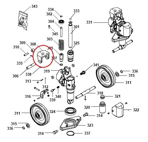 Handle Support Bridge GS22 Basic Pramac S0004011012