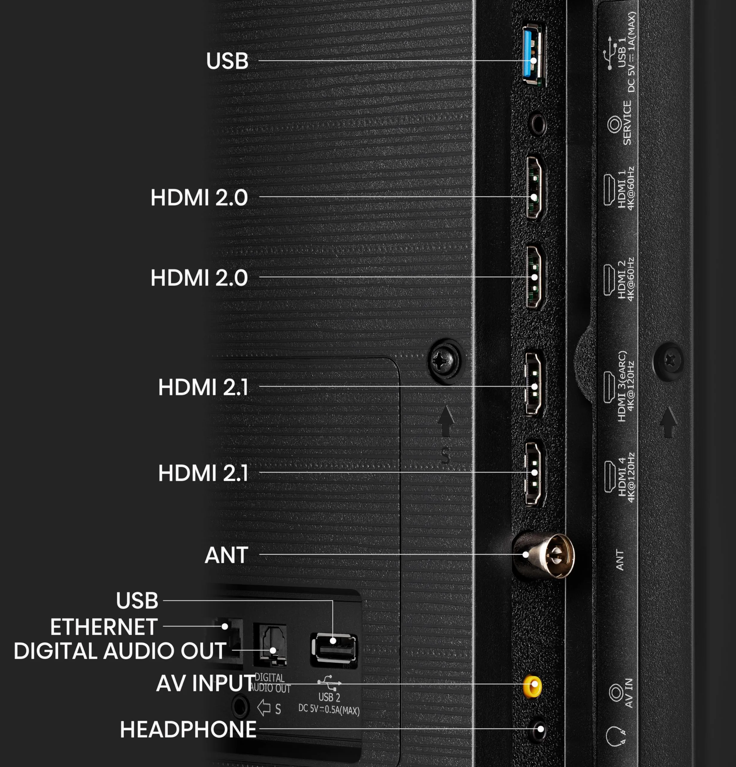 Hisense 215 cm (85 inches) 4K Ultra HD Smart Mini LED TV 85U7K (Black)