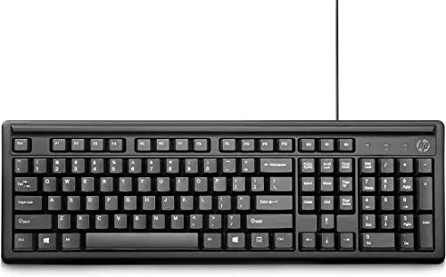 HP X1000 Wired Mouse (Black/Grey)   HP 100 Wired USB Keyboard