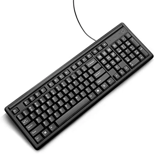 HP X1000 Wired Mouse (Black/Grey)   HP 100 Wired USB Keyboard