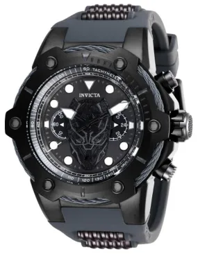 INVICTA Marvel Limited Edition Mens  Bolt - Chrono - Black Metal - Black Panther