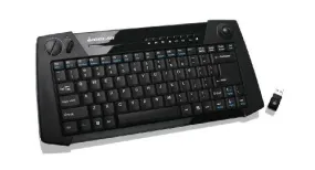 IOGEAR GKM561R Long Range Wireless Keyboard with Laser Trackball