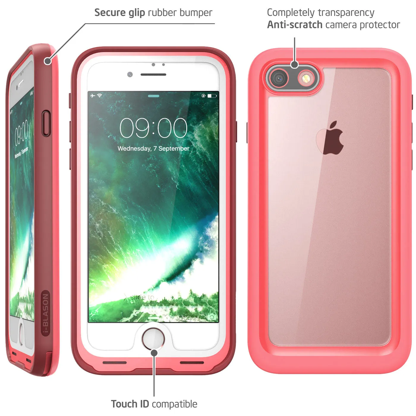 iPhone 7 WaterProof Case - Pink