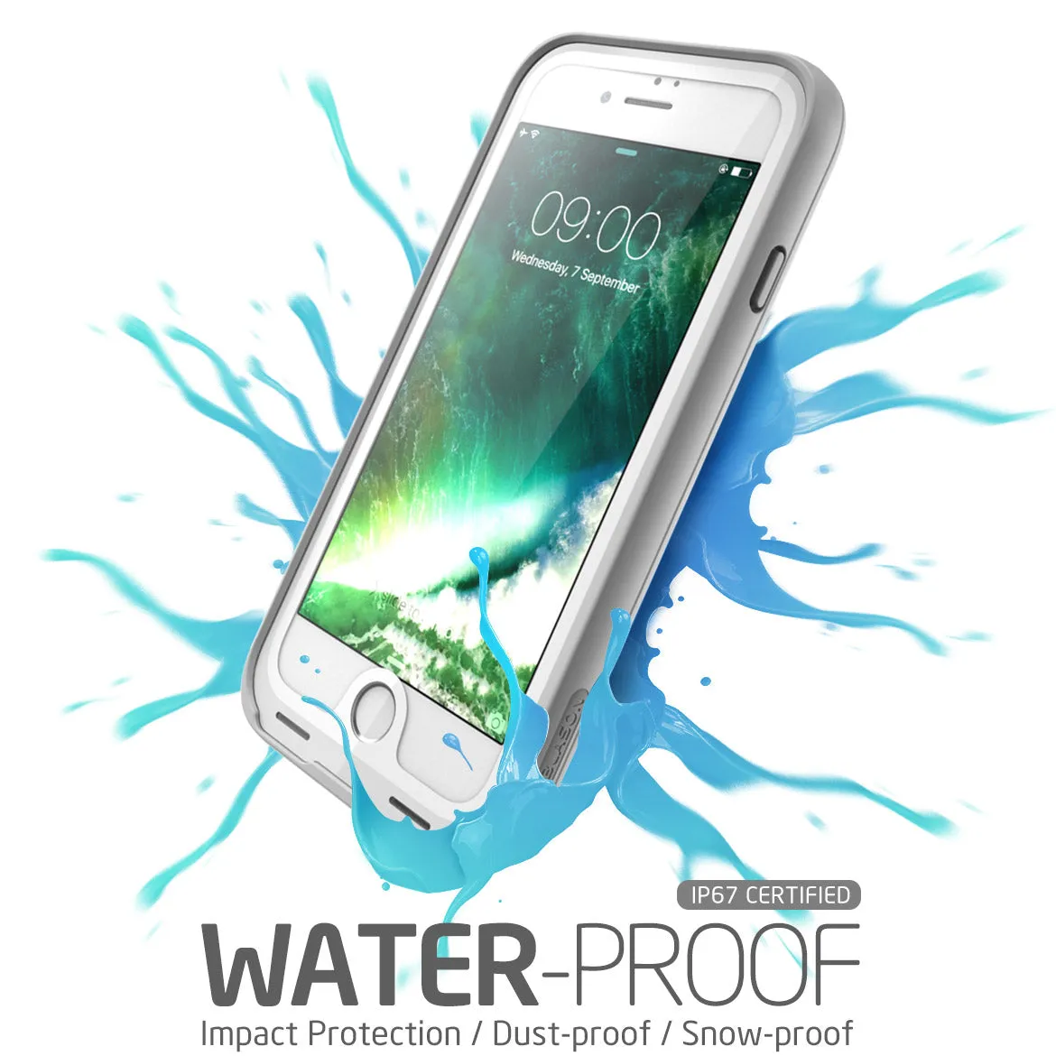 iPhone 7 WaterProof Case - White