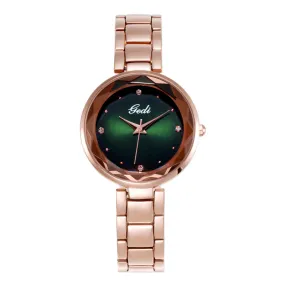 Irregular Mirror Ultra-thin Strap Women's Watch