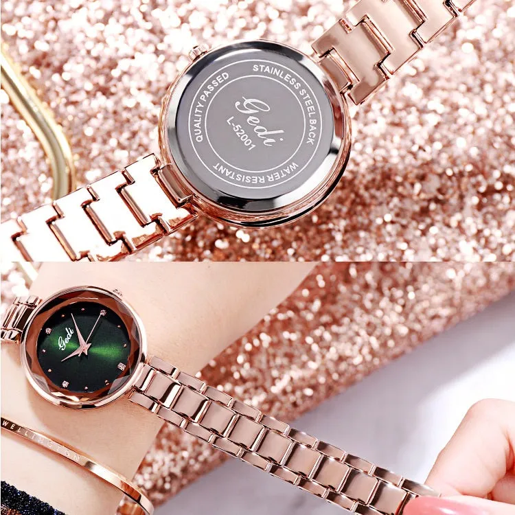 Irregular Mirror Ultra-thin Strap Women's Watch