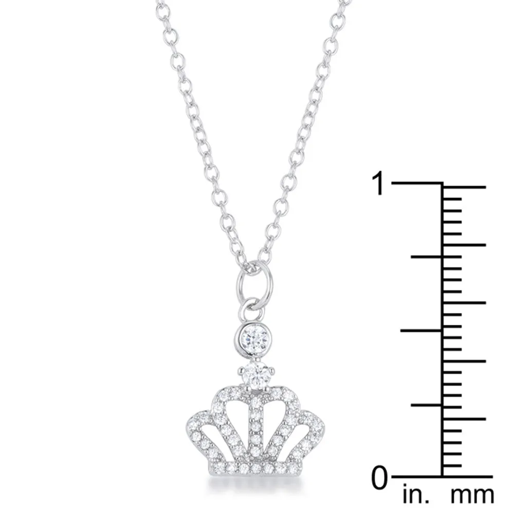 J Goodin Women Fashion Jewelry Tabitha 0.5 ct Crown Pendant