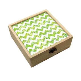 Jewellery Box Makepup Organizer -  Chevron 