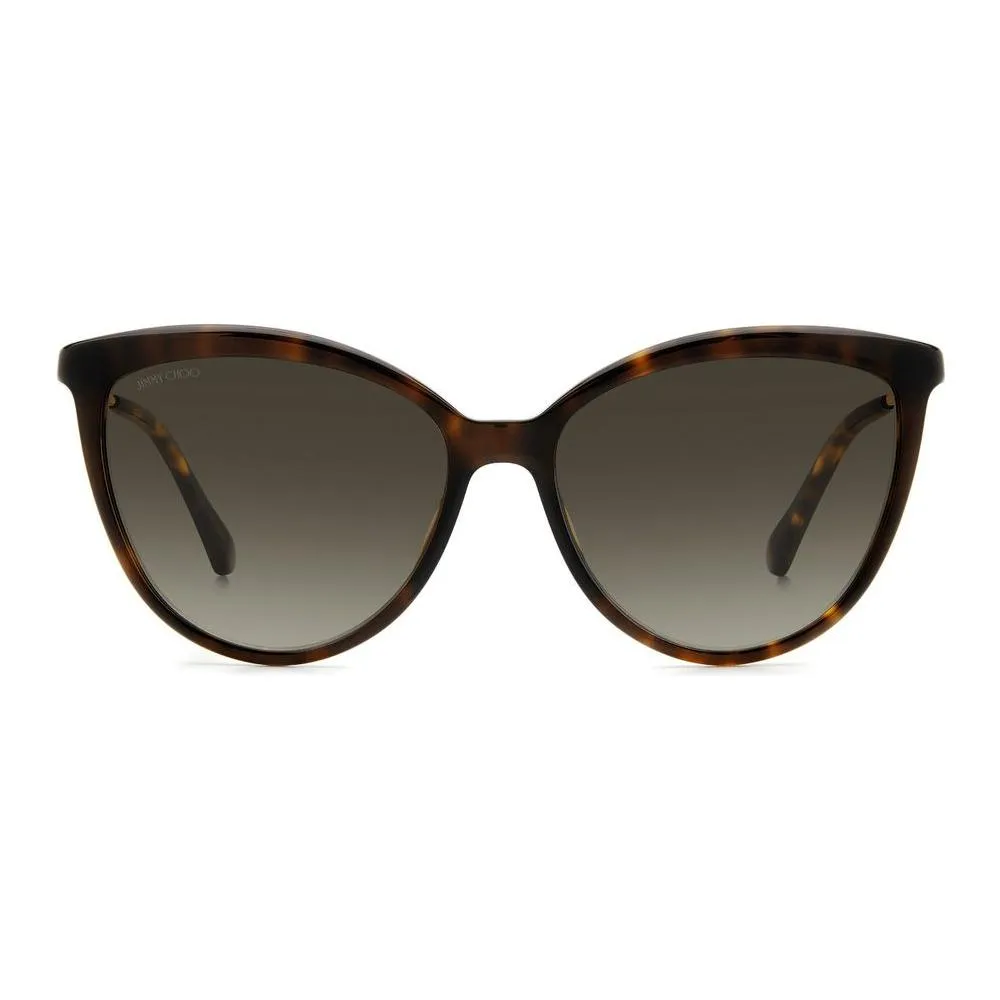 Jimmy Choo Brown Metal Sunglasses