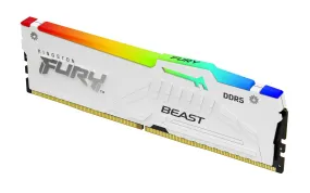 Kingston Technology Fury Beast 16Gb 5600Mt/S Ddr5 Cl36 Dimm White Rgb Expo