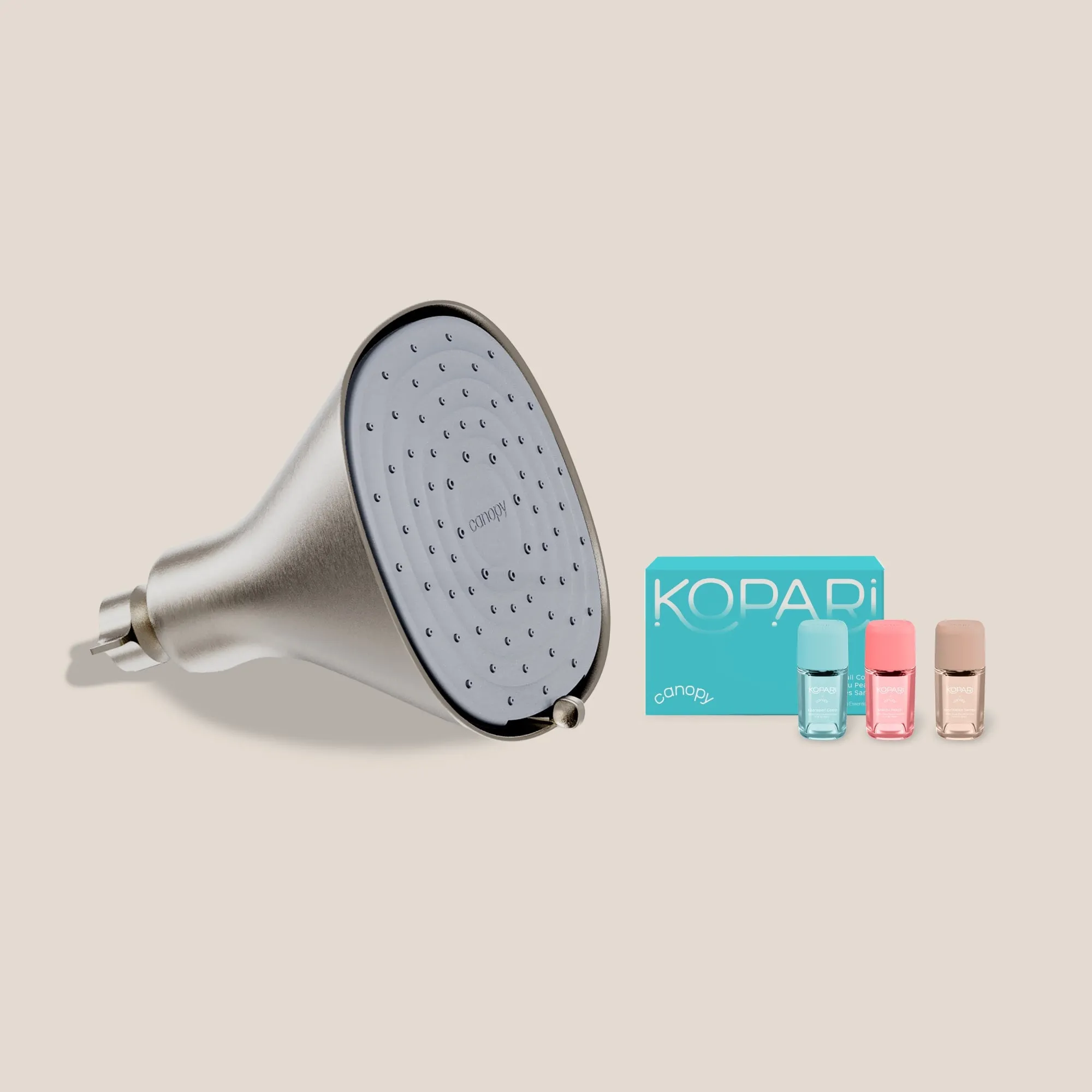 Kopari x Canopy Filtered Showerhead Bundle