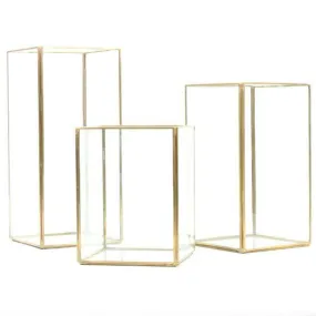 Lantern 6''D X 14''H(GOLD)