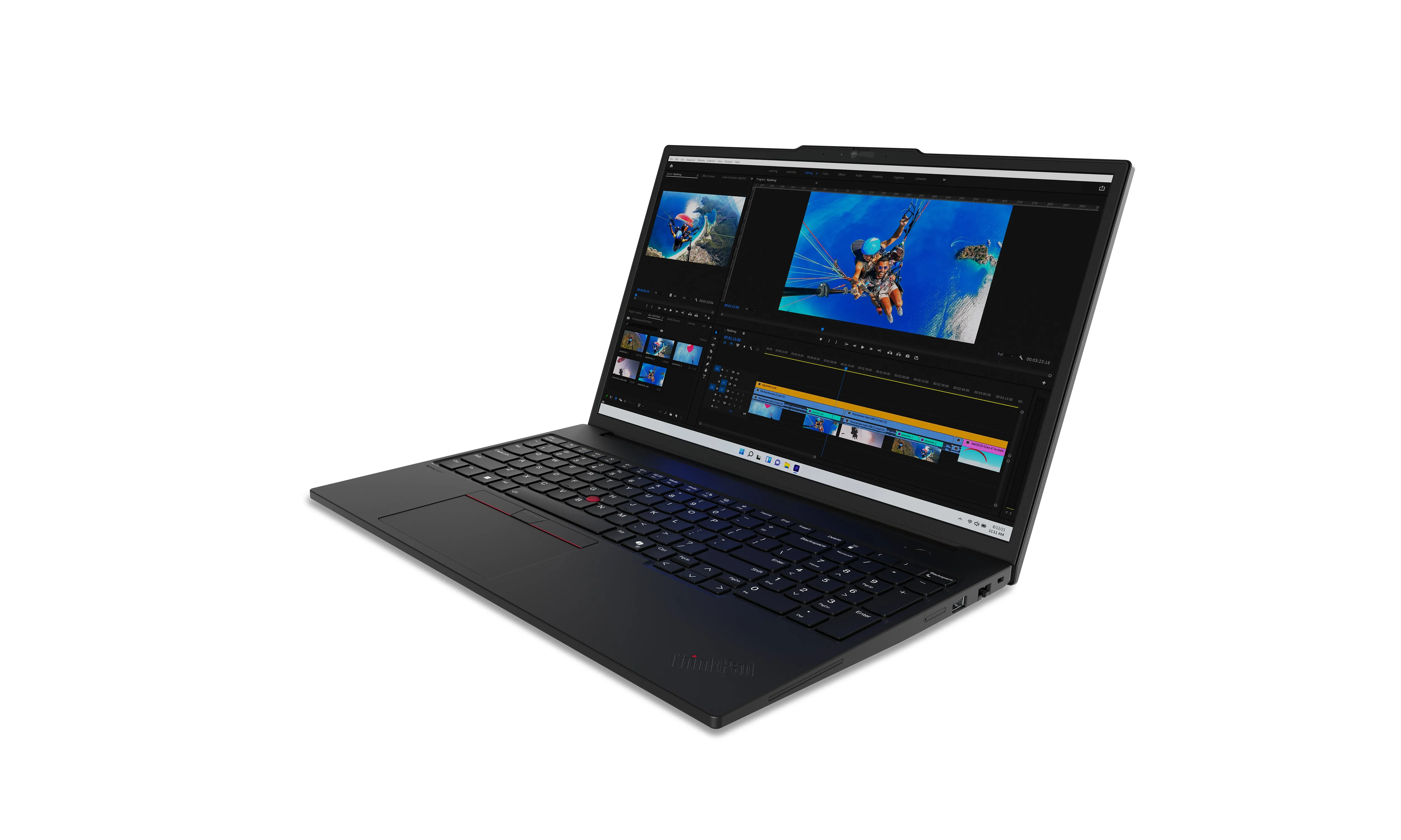 Lenovo Thinkpad P16s Gen 3 21Ks - 180-Degree Hinge Design - Intel Core Ultra 7 - 155H / Up To 4.8 Ghz - Win 11 Pro - Rtx