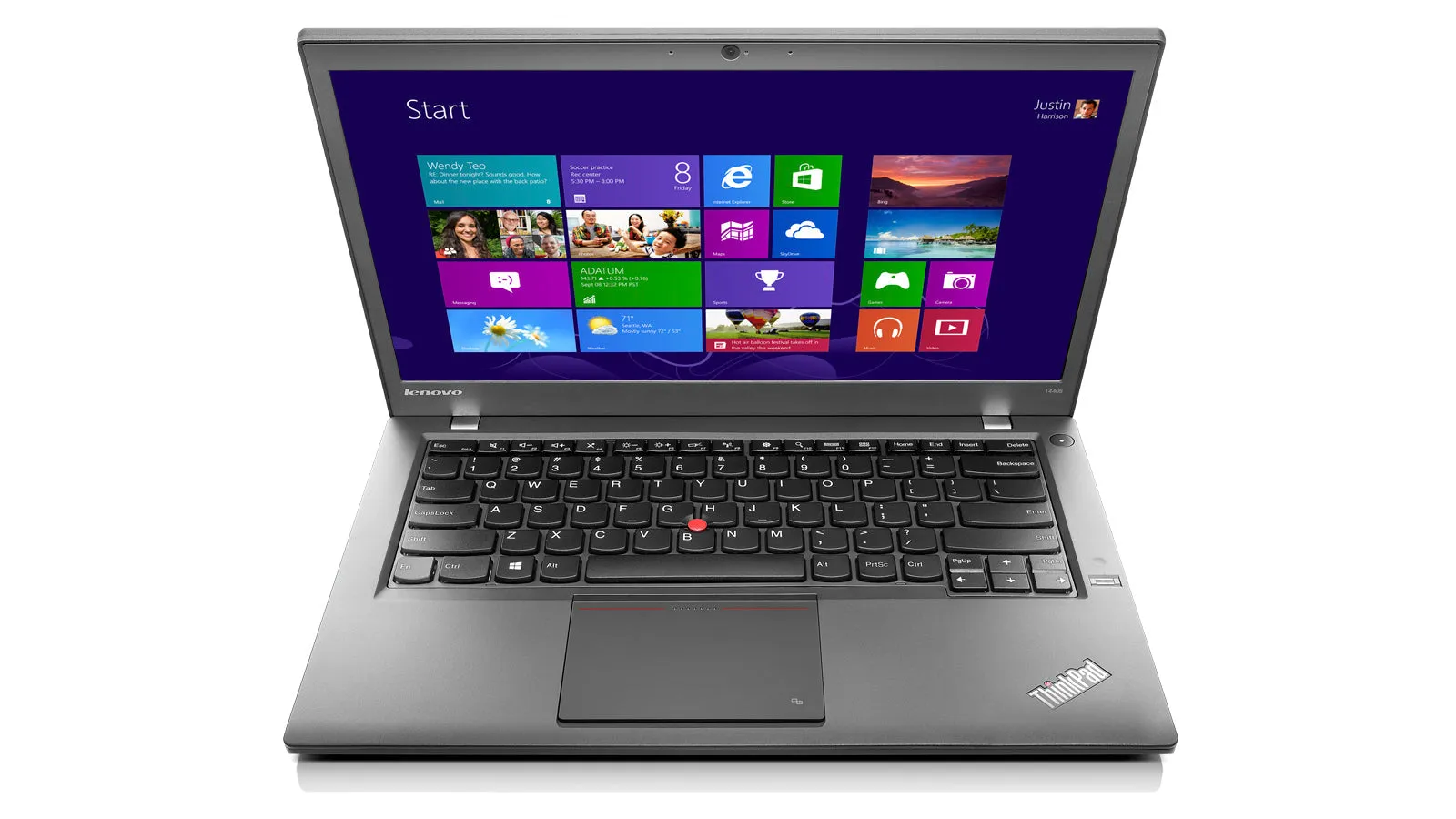 Lenovo ThinkPad T440p Business Laptop 14.1" HD  (1600x900) | Intel Core i7-4600M @ 2.9GHz (4th Gen), 16GB RAM, 256GB SSD | Intel HD Graphics 4600 Webcam DVDRW | Windows 10 Pro x64 | Grade A (Certified Refurbished) - 1 Year Warranty