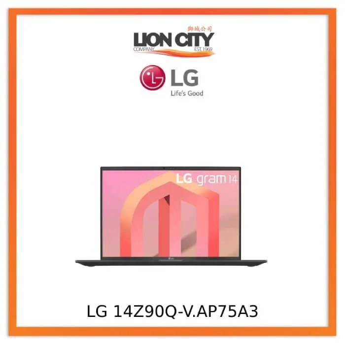 LG 14Z90Q-V.AP75A3 gram 14.0'' with 12th Gen Intel® Core™ i7 Processor and WUXGA (1920 x 1200) Anti-Glare IPS Display