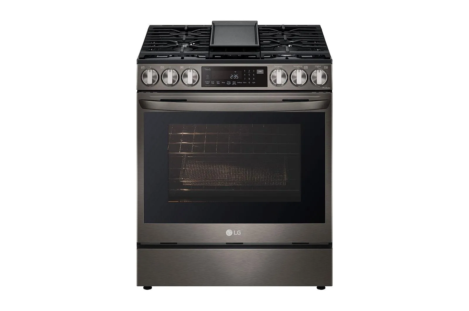 Lg LSGL6335D 6.3 cu ft. Smart wi-fi Enabled ProBake Convection® InstaView® Gas Slide-In Range with Air Fry