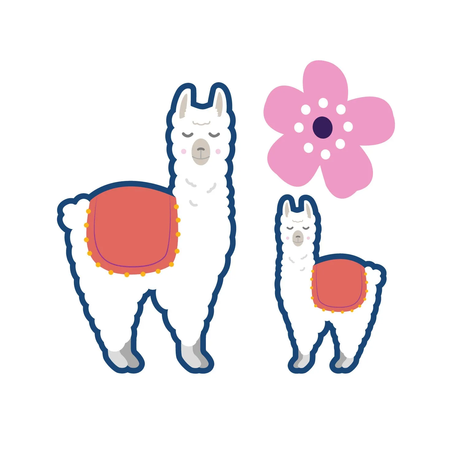 Llama Waterproof Stickers