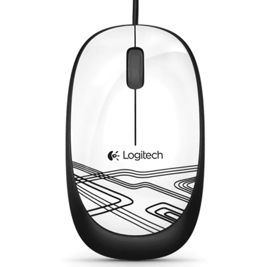 Logitech M105 Wired Mouse White