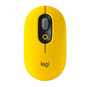 Logitech POP Mouse Wireless Mouse with Customizable Emoji - Blast Yellow