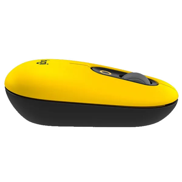 Logitech POP Mouse Wireless Mouse with Customizable Emoji - Blast Yellow