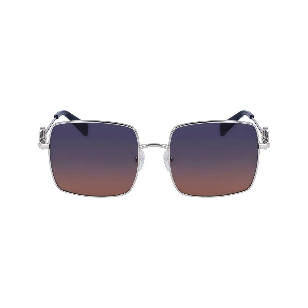 Longchamp Gray Metal Sunglasses