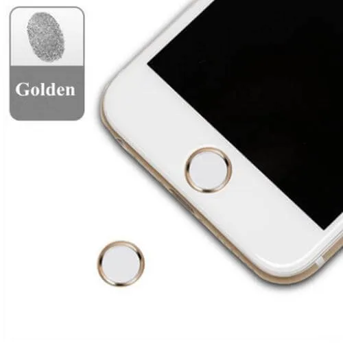 Luxury Metal Aluminum Touch ID Ring Sticker for Iphone Models