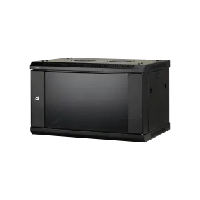 MA6URC | 19” 6U Wall Mount Cabinet for PoE Network Switches, NVRs, Servers, etc