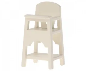 Maileg | Baby Mouse High Chair, Off White