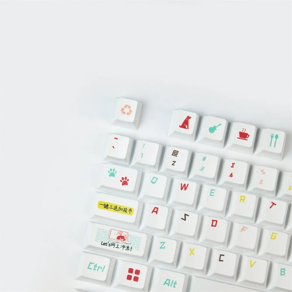 Mechanical keyboard keycaps set