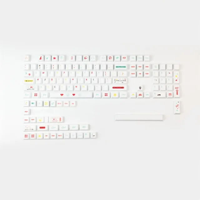 Mechanical keyboard keycaps set