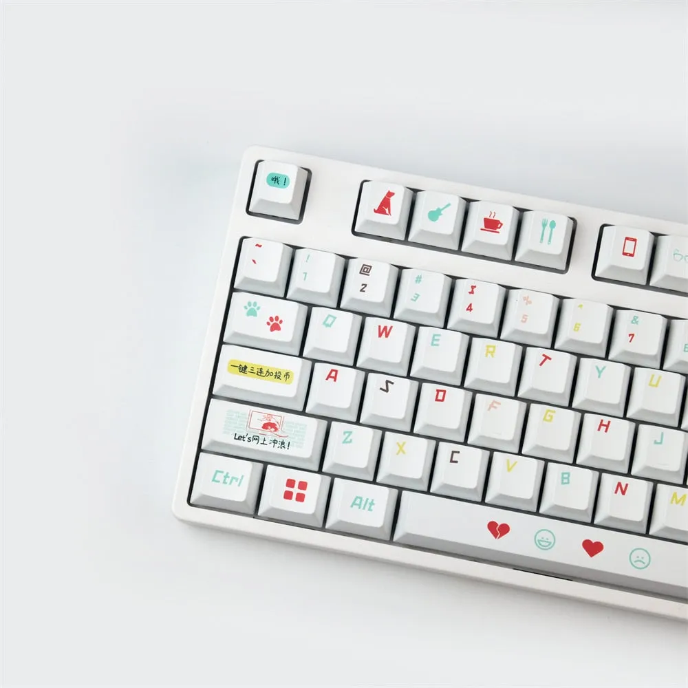 Mechanical keyboard keycaps set