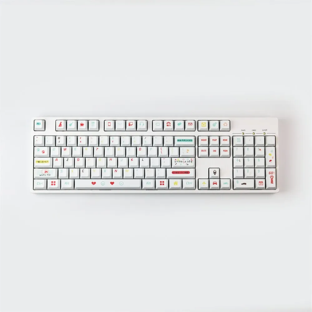 Mechanical keyboard keycaps set