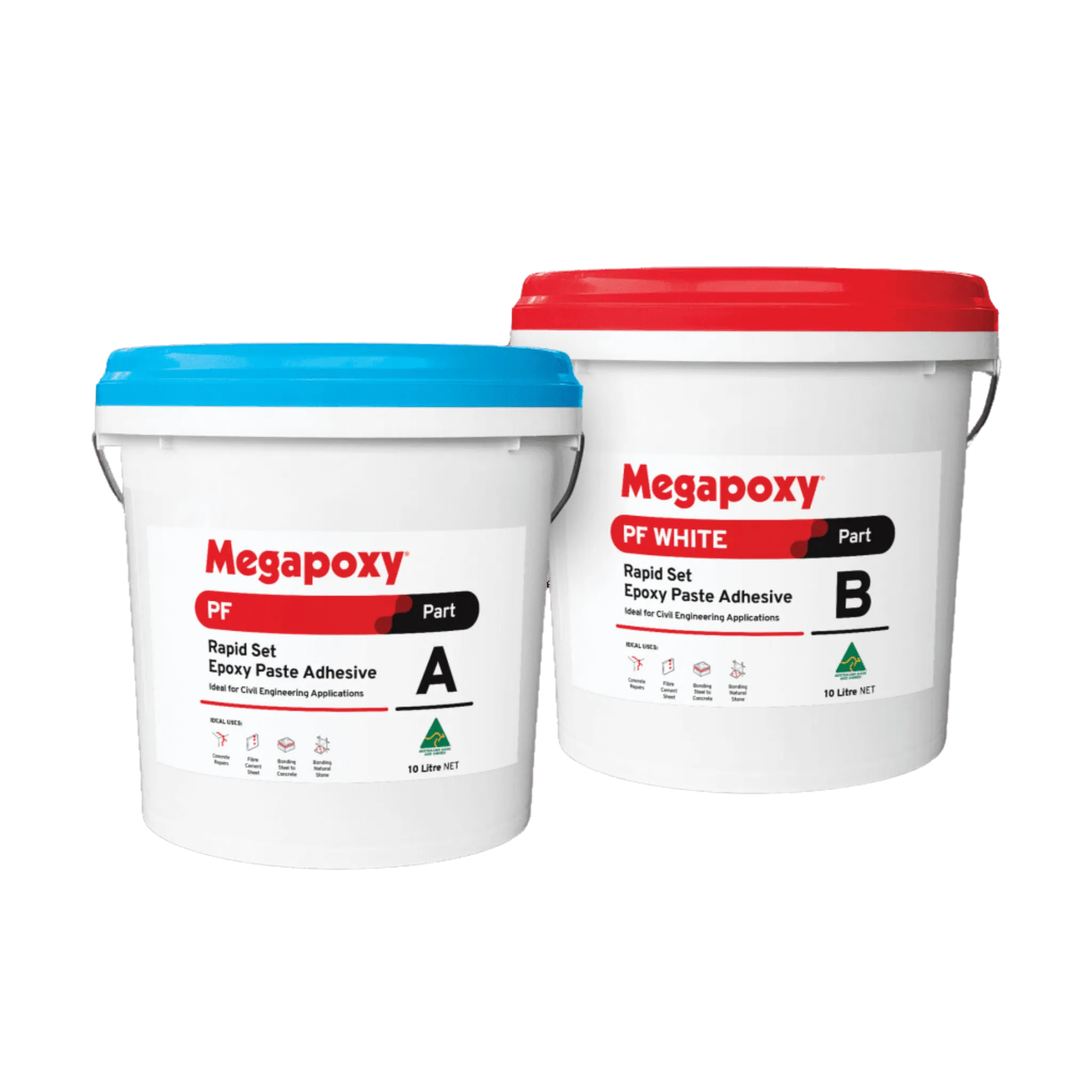 Megapoxy PF Rapid Set Epoxy Paste Adhesive (2 Part Kit)