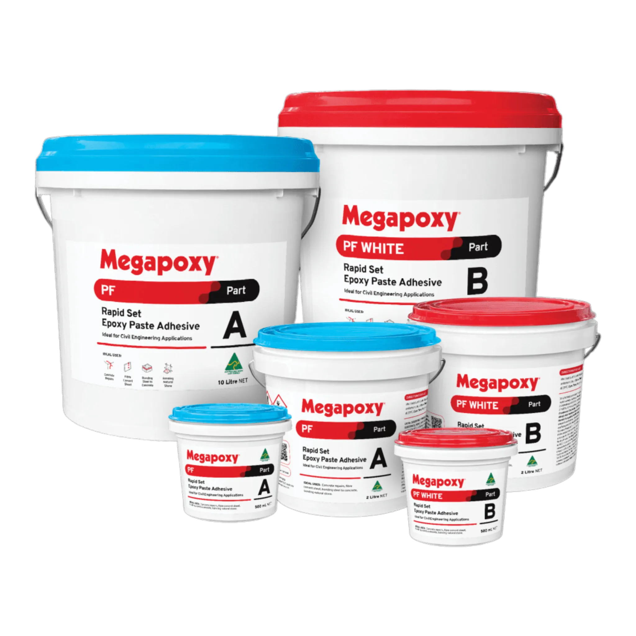 Megapoxy PF Rapid Set Epoxy Paste Adhesive (2 Part Kit)