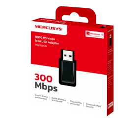 Mercusys Wireless Mini USB Adapter MW300UM N300