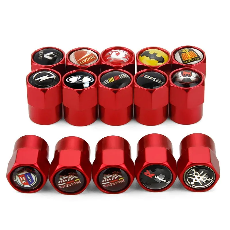 Metal Wheel Tire Valve Caps