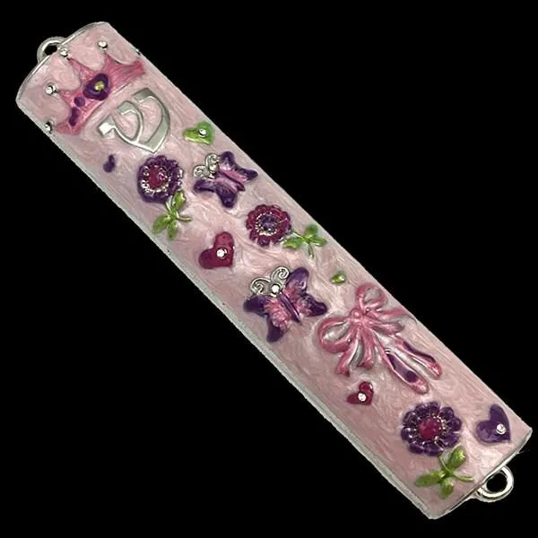 Mezuzah Case,"Cotton Candy", small