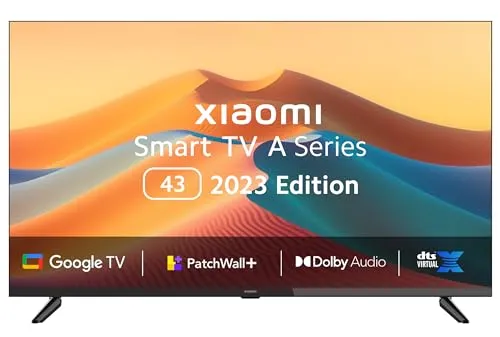 MI 108 cm (43 inches) A Series Full HD Smart Google TV L43M8-5AIN (Black)