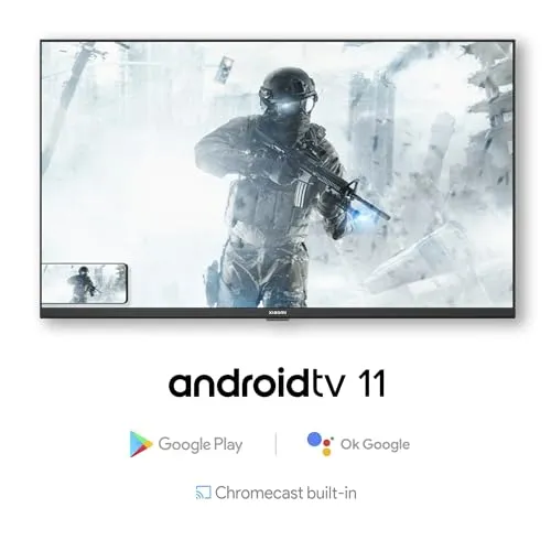 MI 108 cm (43 inches) A Series Full HD Smart Google TV L43M8-5AIN (Black)