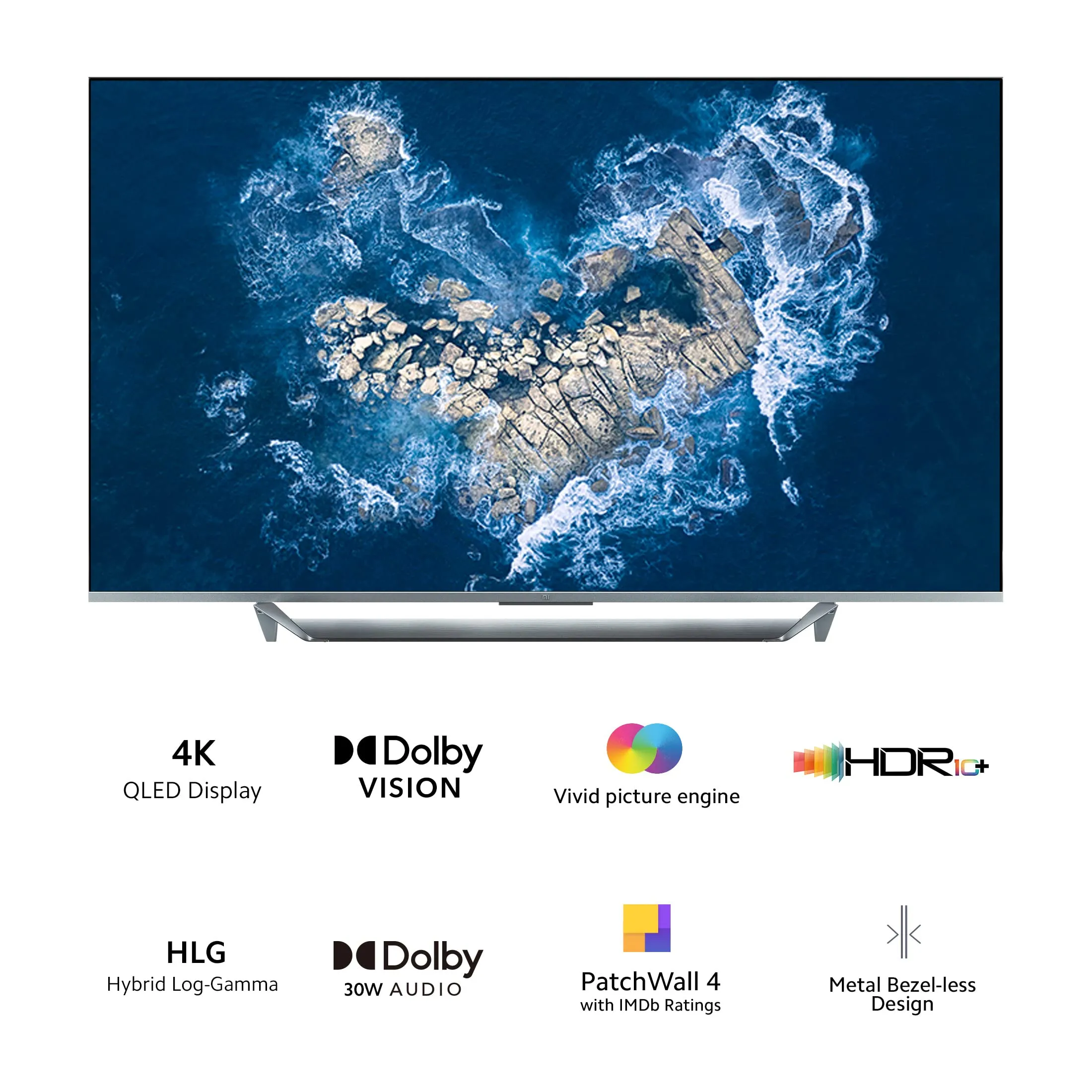 Mi 189.34cm (75 inches) Q1 Series 4K Ultra HD Smart QLED TV L75M6-ESG (Metallic Grey)