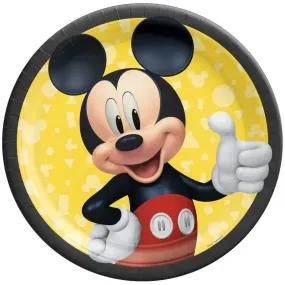 Mickey Mouse Forever Plates - Dinner 8 Pkt