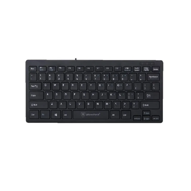 Micropack K2208 Wired USB Mini Keyboard - Black