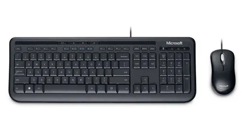 Microsoft Wired Desktop 600 Keyboard and Mouse Set for Business, USB - 3J2-00001