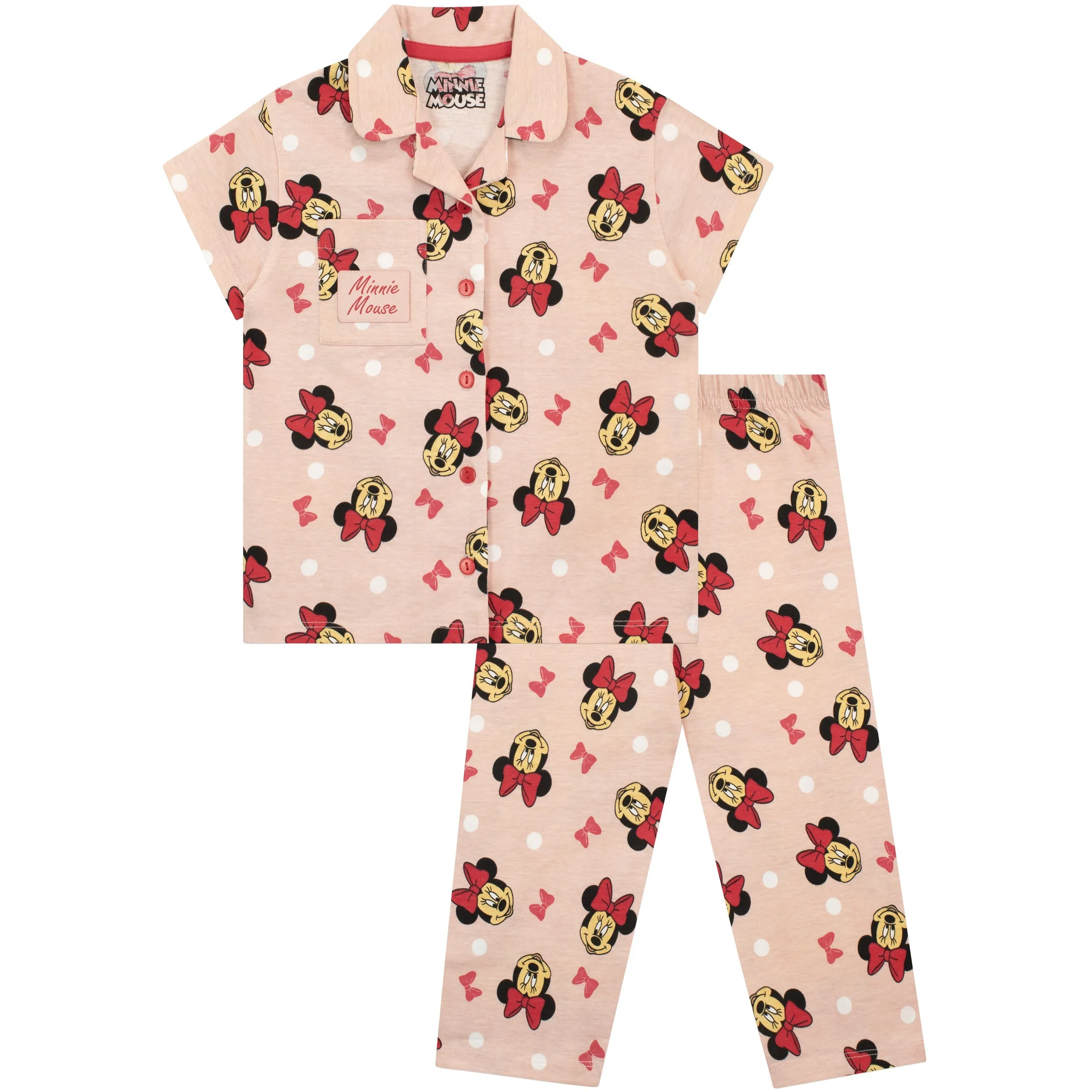 Minnie Mouse - Button Up Pyjamas