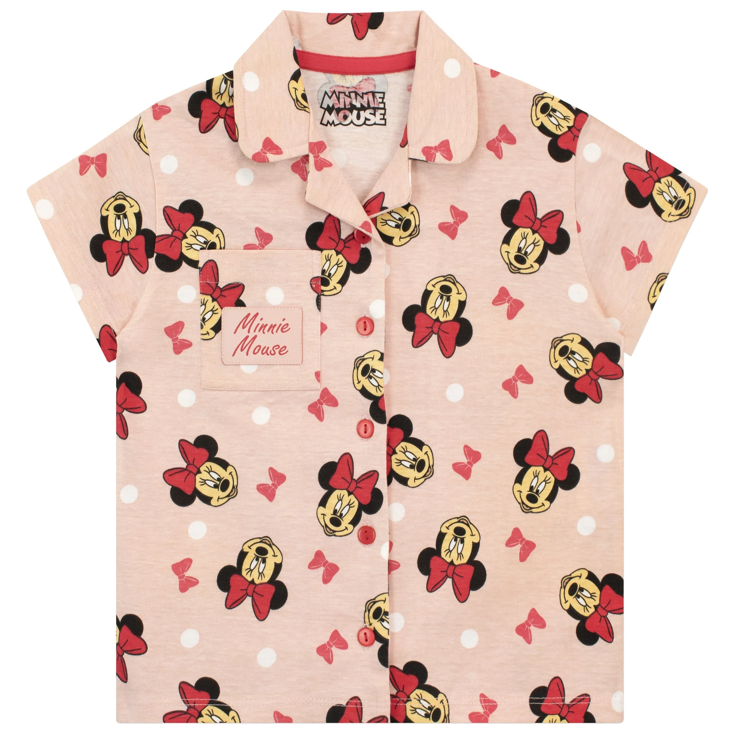 Minnie Mouse - Button Up Pyjamas