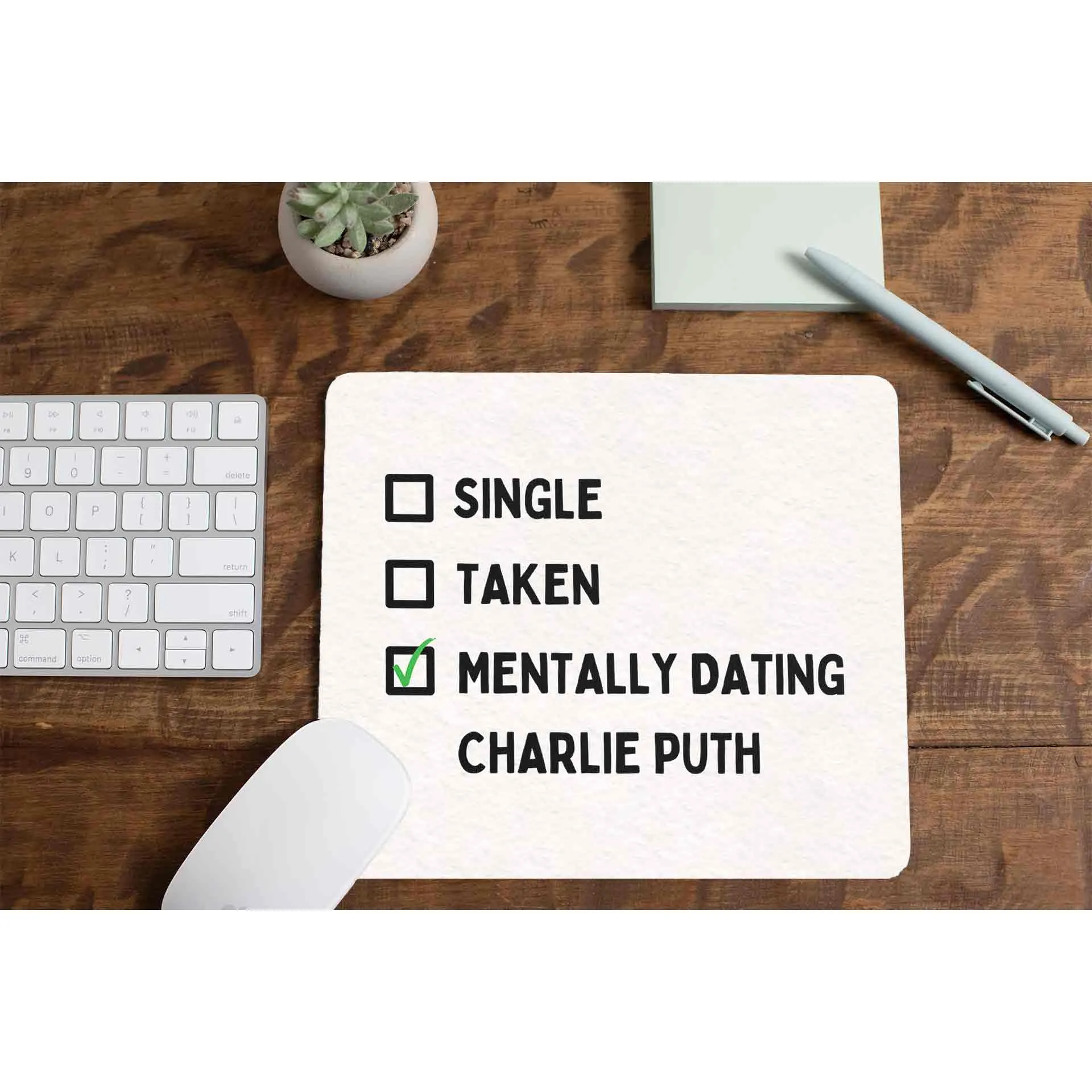 Mousepad - Mentally Dating Puth